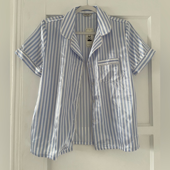 Sapjon - silky blue stripe pjs - Picture 5 of 8